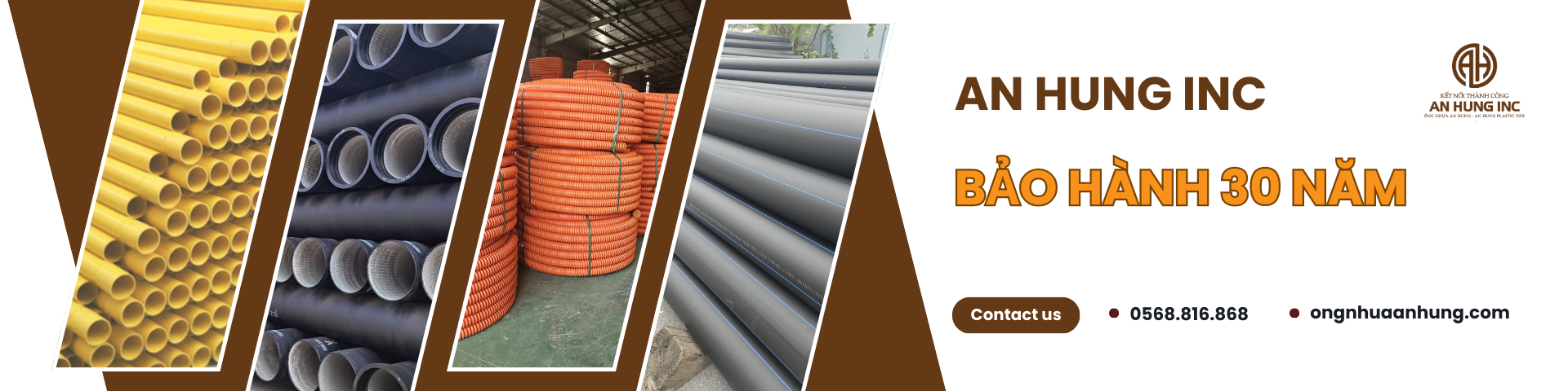 An Hưng - Địa chỉ cung cấp ống HDPE 50 chính hãng