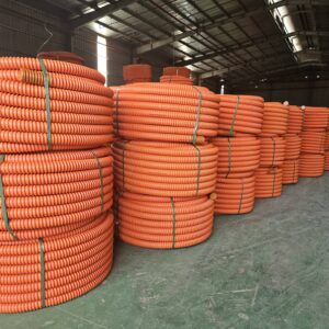 Ống HDPE gân xoắn luồn cáp điện