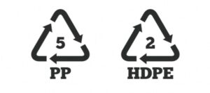 Nhận biết nhựa HDPE và PP qua ký hiệu