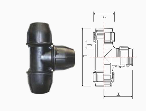 Tê đều 90° HDPE là gì? Phân biệt với tê chuyển bậc